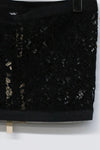 OUDE WAAG lace stitching tube top top OW-23SS-TP01 black
